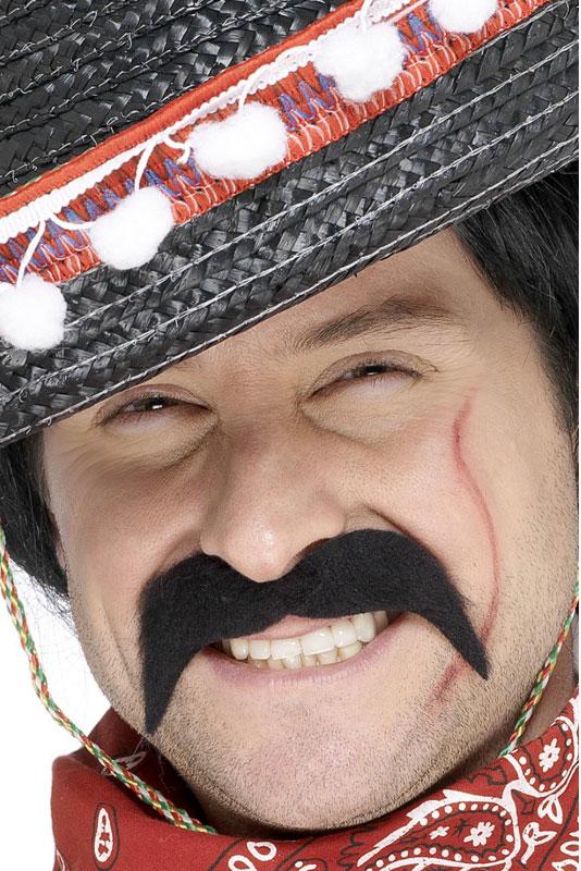 Mexican Bandit Moustache - Black