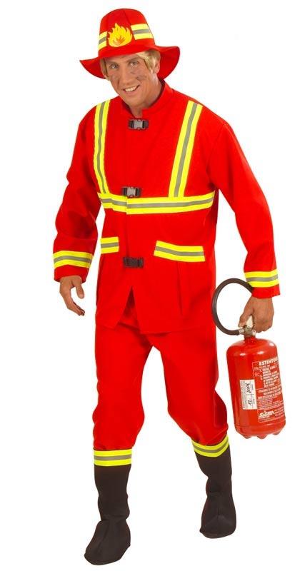 Firefighter costume for men by Widmann 5776F available here at Karnival Costumes online party shop