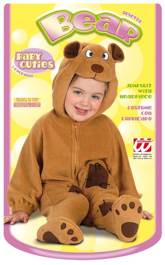 Cute Bear Children's Fancy Dress  by Widmann 2746B available here at Karnival Costumes online party shop