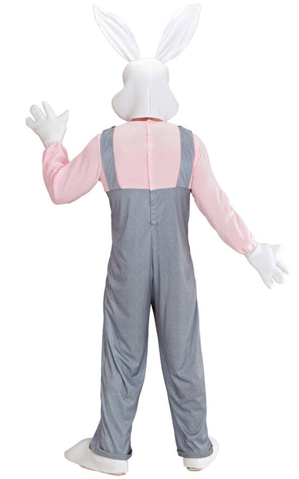 Widmann 3537 Country Rabbit Adult Easter Costume - rear view. Available here at Karnival Costumes online party shop
