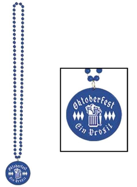 Oktoberfest Party Beads with Medallion from a large collection of party goods and novelties at Karnival Costumes your Oktoberfest specialists