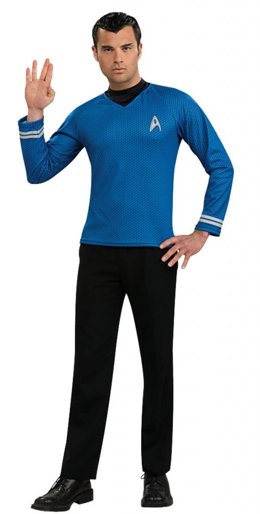 Adult Star Fleet Enterprise Mr Spock costume by Rubies 887358 available here at Karnival Costumes online party shop