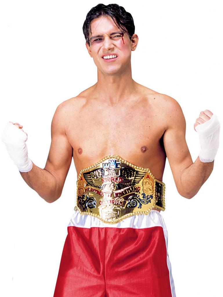 World Championship Belt - Boxing or Wrestling by Widmann  8511W available here at Karnival Costumes online party shop