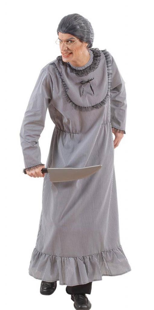 Horror Movie Psycho Granny Halloween Fancy Dress Costume by Widmann 5730P / 5731G available here at Karnival Costumes online party shop