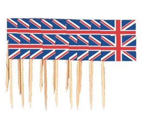 Union Jack Flag Party Picks item 5870 available here at Karnival Costumes online party shop
