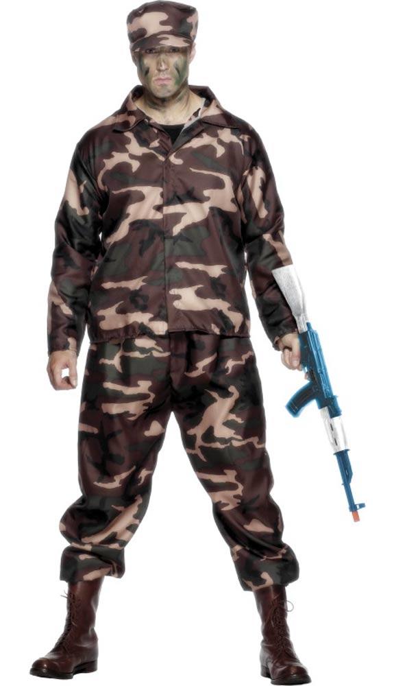 Army Soldier Fancy Dress Costume