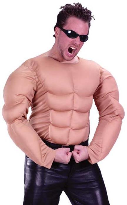 Muscleman Shirt for adults available here at Karnival Costumes online party shop