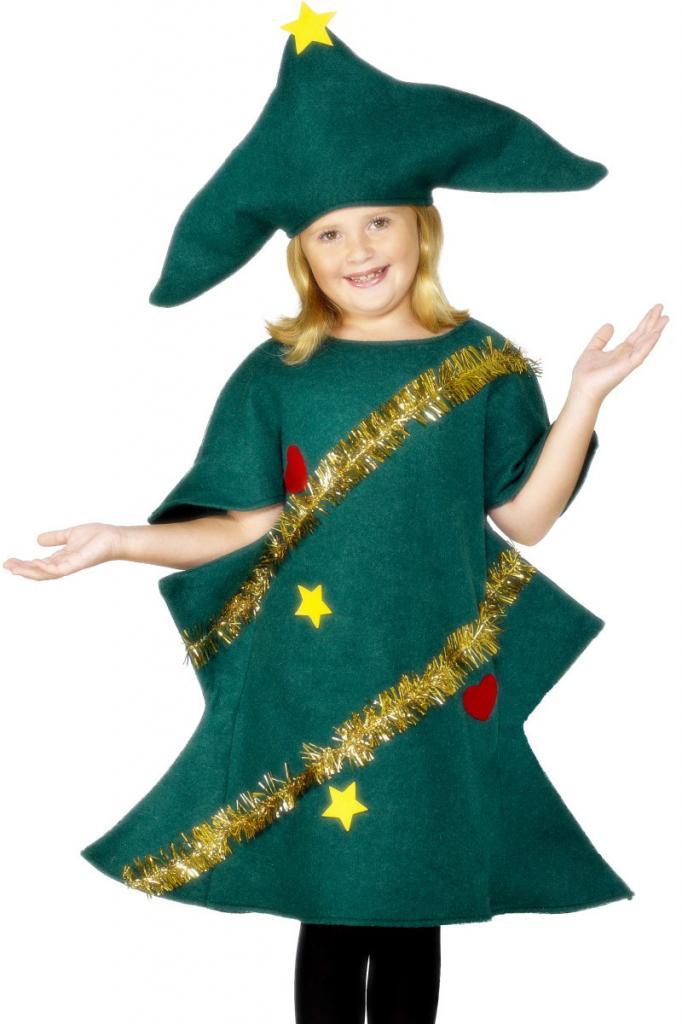 Child Christmas Tree Costume detail