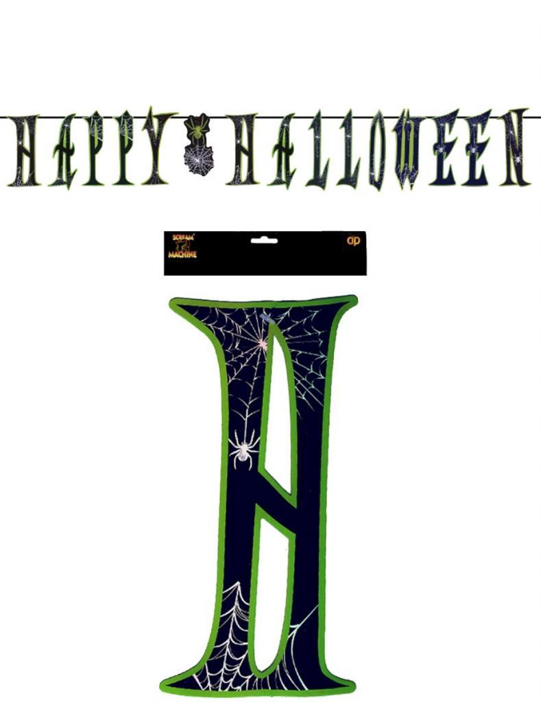 Laser Letter Halloween Banner - 9ft long