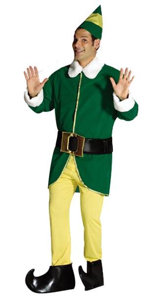Green Elf Christmas Fancy Dress Costume