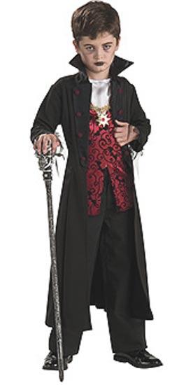 Royal Vampire Boy's Halloween Fancy Dress Costume