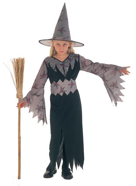 Bat Witch Girl's Halloween Fancy Dress Costume