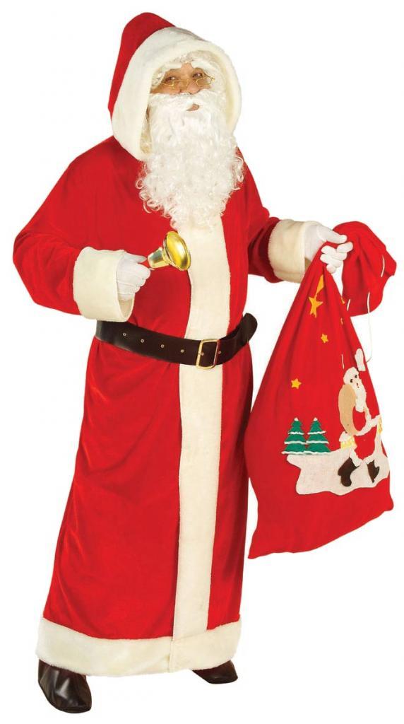 Deluxe Santa Cloak by Widmann 1556K available here at Karnival Costumes online Christmas party shop