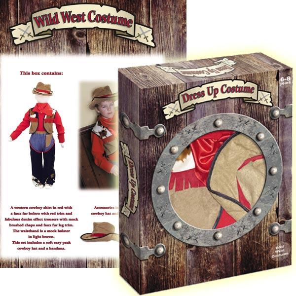 Cowboy Deluxe Fancy Dress Costume - Boxed
