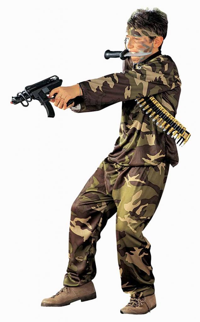 Special Forces Soldier Fancy Dress Costume for children by Widmann 3840X available here at Karnival Costumes online party shop