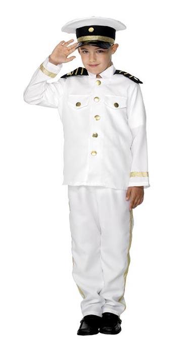 Naval Officer Captain Fancy Dress Costume