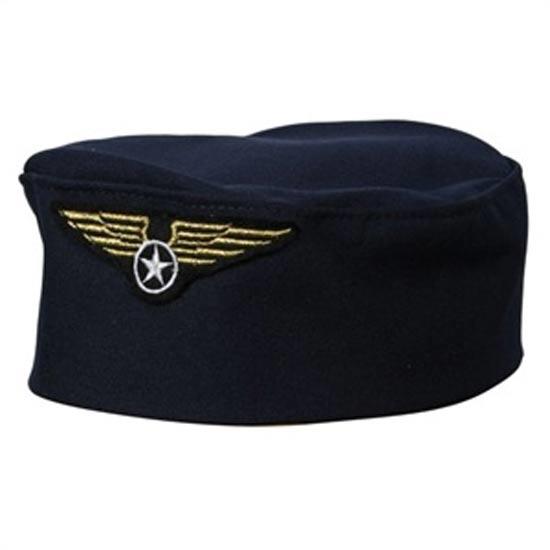 Flight Attendant / Stewardess Hat in Dark Blue by Wicked AC-9141 available here at Karnival Costumes online party shop
