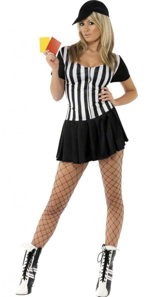 Sexy Referee Costume - Adult Costumes