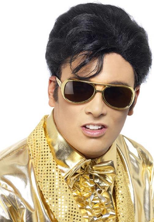 Elvis Sunglasses in Gold Frame - Elvis Gold Shades