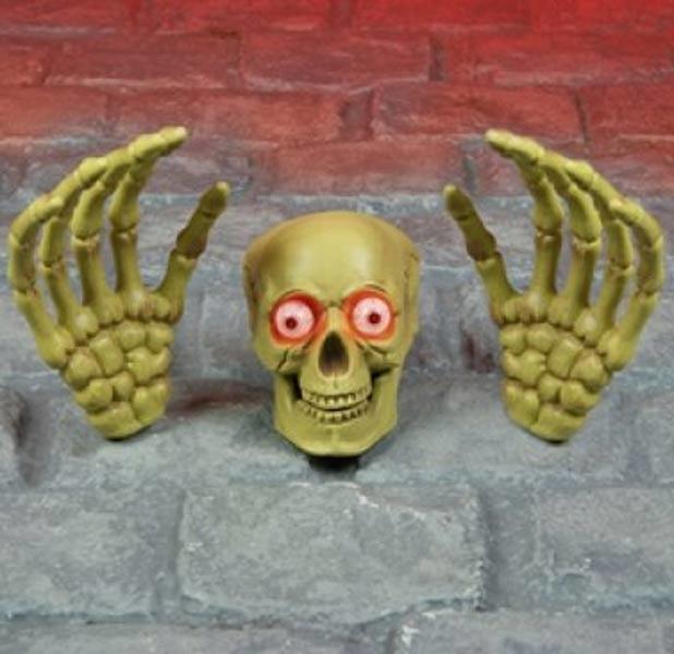 Blinking Skeleton Groundbreaker Halloween Decoration by Premier HB122442 available here at Karnival Costumes onlien Halloween party shop