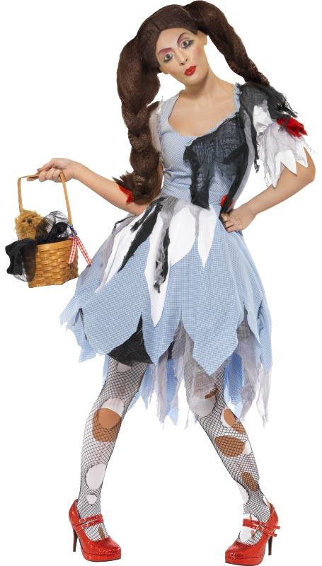 Deadly Dorothy Halloween Costume for Ladies by Smiffy 28039 available here at Karnival Costumes online party shop