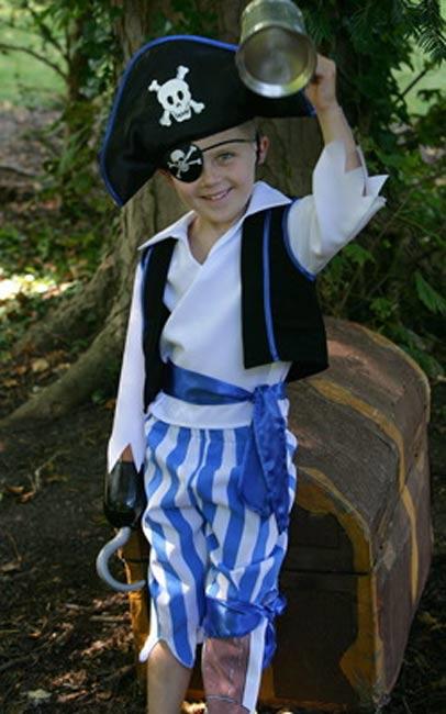 Children's Deluxe Peg Leg Pirate Fancy Dress Costume PIR9 | Karni9val ...