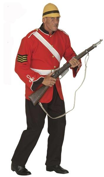 Full Cut British Colonial Soldier Costume - Historical Military Costumes