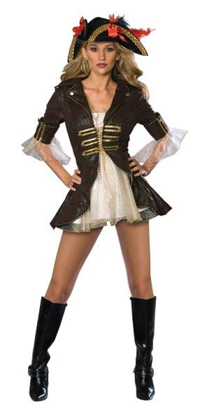 Sexy Buccaneer Costume Adult Pirate Fancy Dress for Women by Rubies 888543 available here at Karnival Costumes online party shop