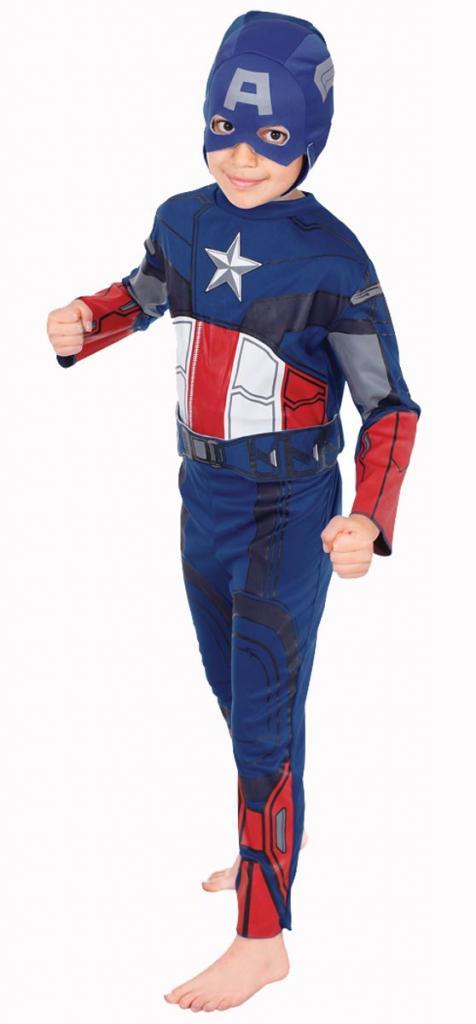 Captain America Costume - Kids Fancy Dress