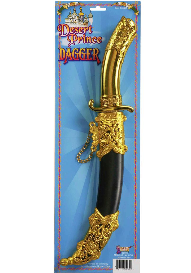 Desert Prince or Sultans Dagger with Scabbard by Forum Novelties BA1384 / 60652 available here at Karnival Costumes online party shop