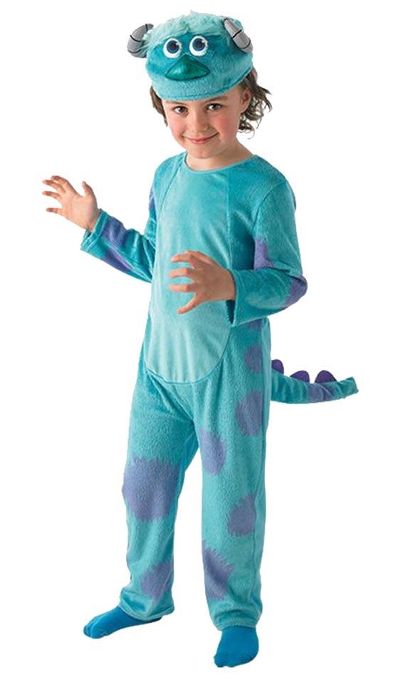 Monsters University Deluxe Sully fancy dress costume from Karnival Costumes - fully licensed by Disney