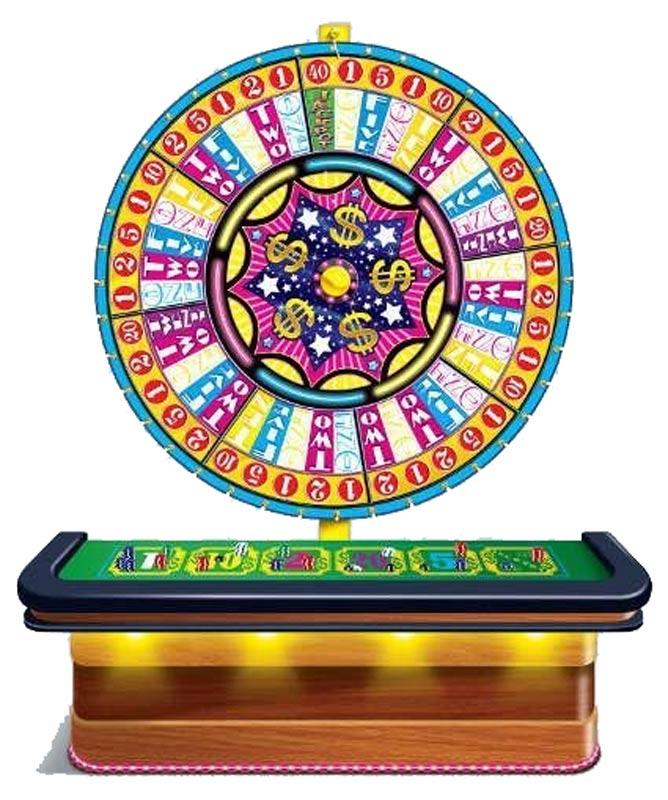 Wheel of Fortune Casino Prop Decoration from a collection of High Roller fancy dress costume accessories at Karnival Costumes www.karnival-house.co.uk your dress up specialists