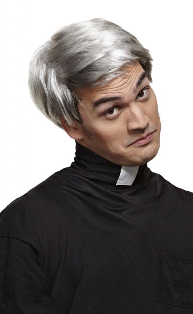 Father Ted or Teacher's Costume Wig by SVI 5178056 / 5413 available here at Karnival Costumes online party shop