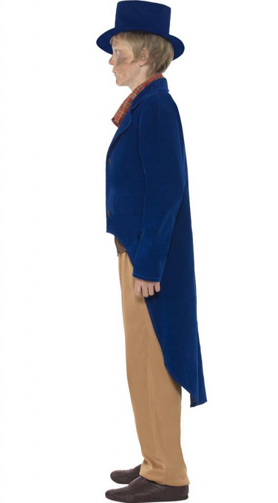 Dickensian Fancy Dress Costume for Boys - Side View