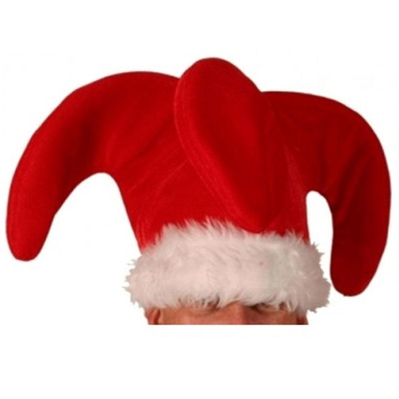 Deluxe Jester Hat with Three Points by Creative H6783 available here at Karnival Costumes online Christmas party shop