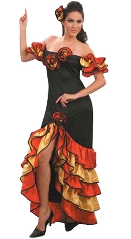 Rumba Girl Adult Fancy Dress Costume