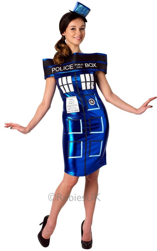 Doctor Who Tardis Fancy Dress Costume for Women