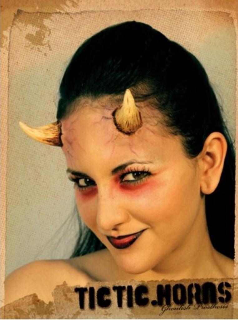 Latex Devil Horns by Ghoulish Productions 25109 available from Karnival Costumes