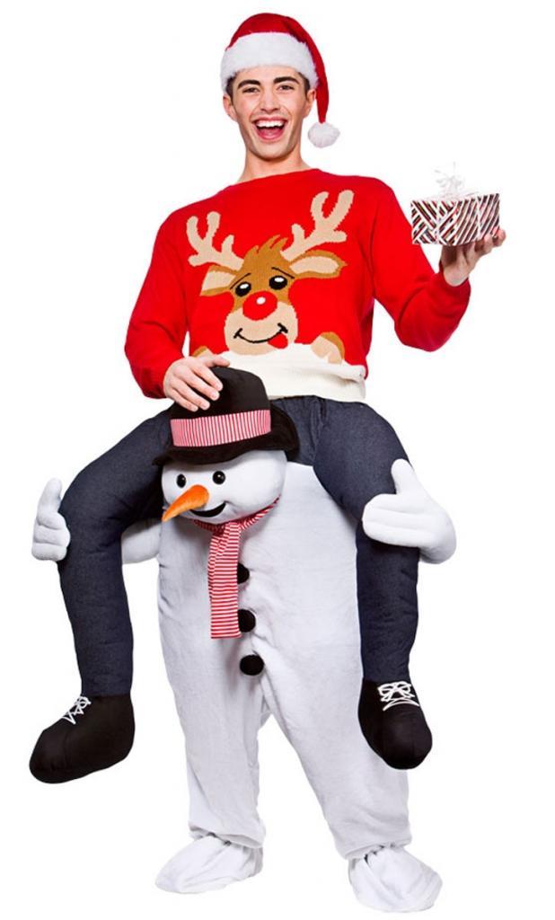 Carry Me Snowman Fancy Dress Costume by Wicked MA-8591 and available from Karnival Costumes