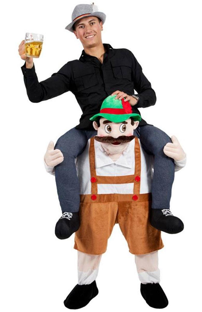Carry Me Bavarian Beer Man Funny Oktoberfest Costume by Wicked MA-8704 available here at Karnival Costumes online Oktoberfest party shop