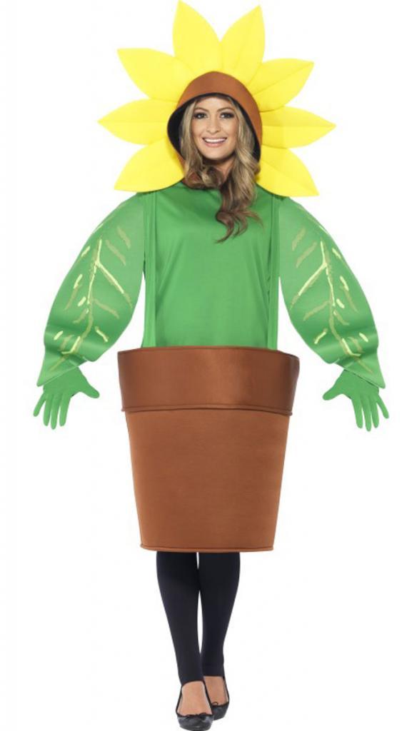 Sunflower Fancy Dress Costume for Adults by Smiffys 43409 and available from Karnival Costumes