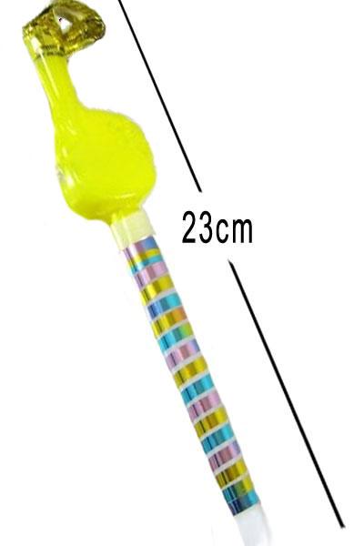 Party Blow-Out in Foil with Yellow Elephant from a collection of party products at Karnival Costumes online party shop