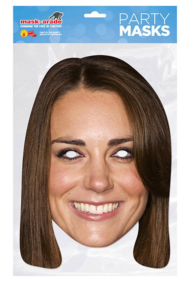 Kate Middleton Face Mask  by Mask-erade KMIDD01 from a royal collection at Karnival Costumes online party shop
