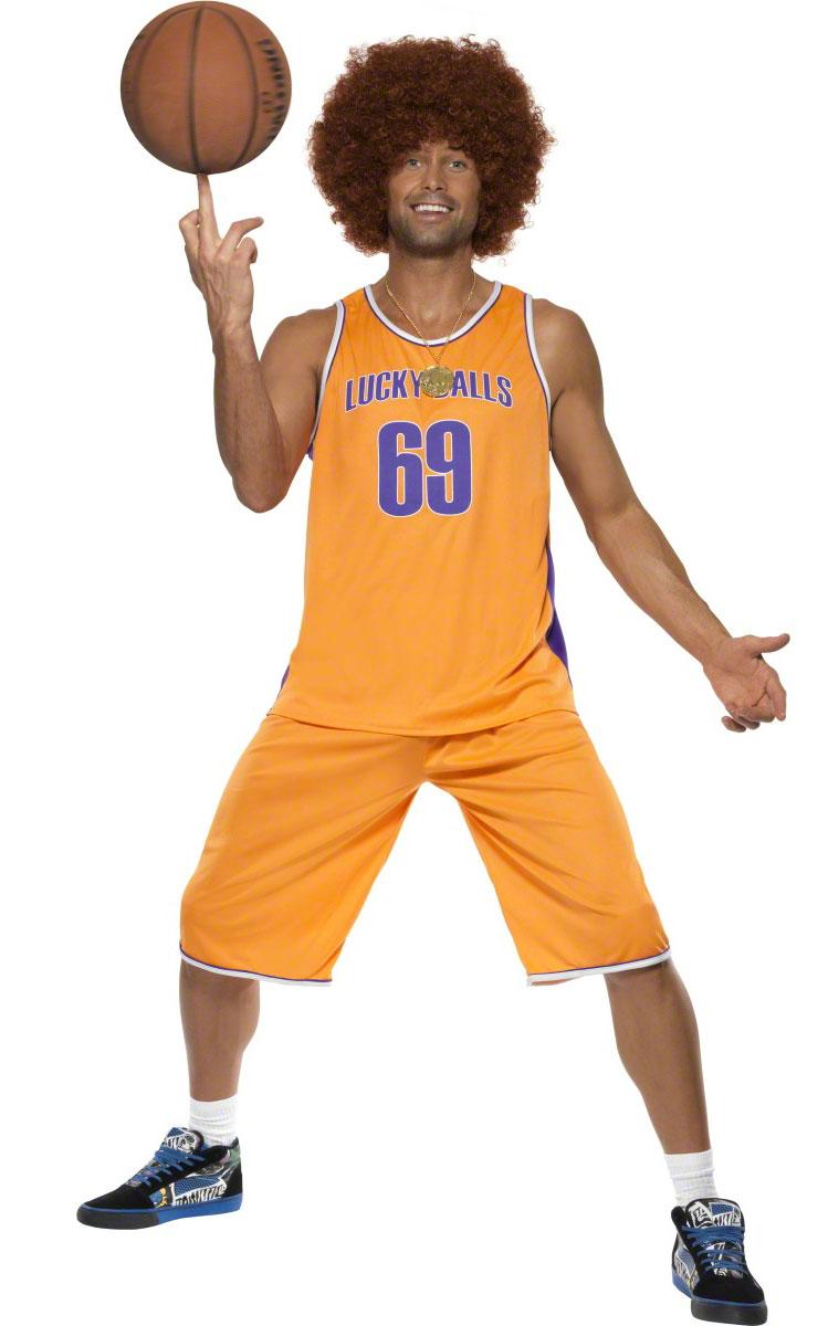 Lucky Balls Basketball Player Costume for Adults by Smiffys 29836 from Karnival Costumes online party shop