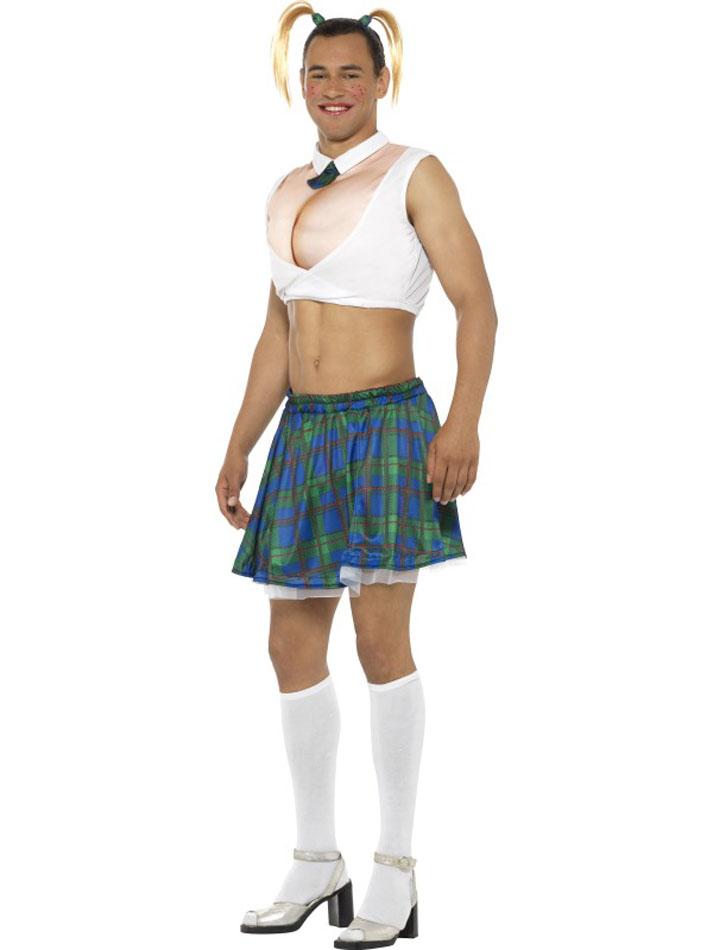 Sexy Schoolgirl Costume for Men by Smiffys 45963