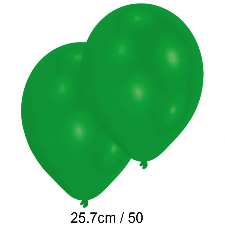 Pearl Green Latex Balloons - 27.5cm or 11" in a bag of 50 by Amscan 995539 available here at Karnival Costumes online party shop