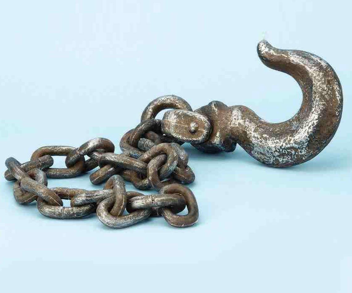 Jumbo Hook and Chain by Forum Novelties 59649 available here at Karnival Costumes online Halloween party shop