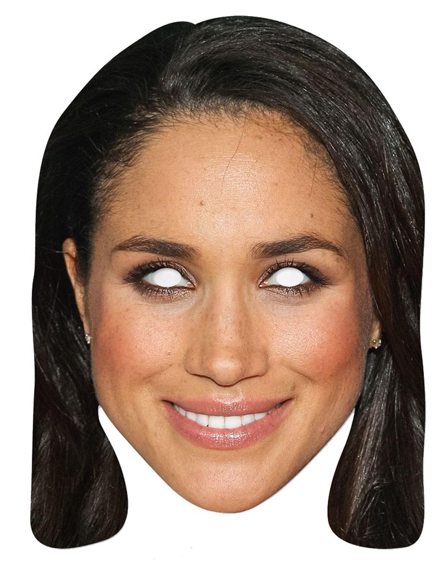 Meghan Markle Face Mask by Mask-erade MMARK01 available here from a collection of Royal Masks at Karnival Costumes online party shop