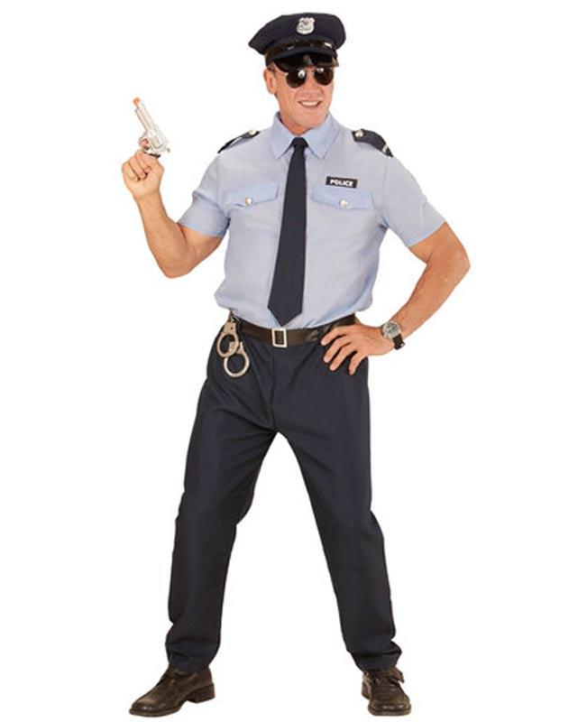 Policeman Adult Fancy Dress Costume by Widmann 0403 available here at Karnival Costumes online party shop