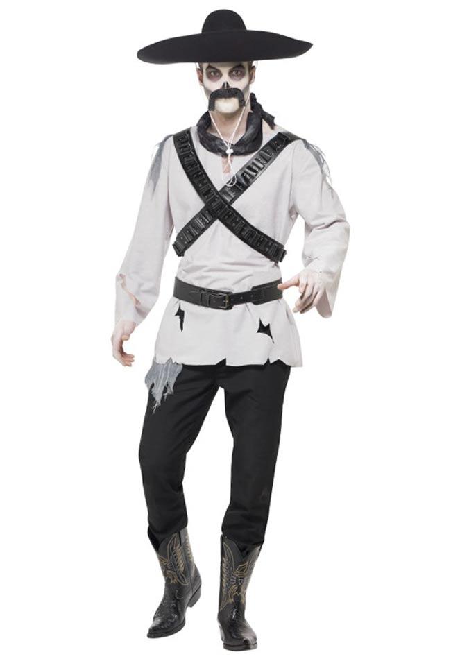 Ghost Town Mexican Bandit Halloween Costume by Smiffy 29530 available here at Karnival Costumes online party shop